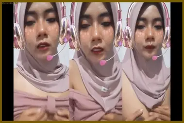 Live Cewe Jilbab Pink Lagi Remas Nenen Pulen poster